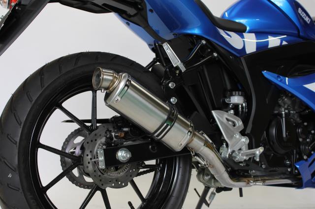 HMS GSX-R125 バイクマフラー 8BJ-DL32D 2BJ-DL33B デルタ SUS
